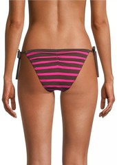 Cynthia Rowley Striped String Bikini Bottoms