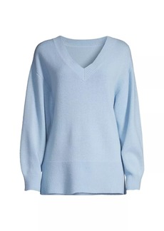 Cynthia Rowley V-Neck Cashmere & Wool-Blend Sweater