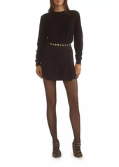 Cynthia Rowley Wool-Cashmere Crewneck Sweater