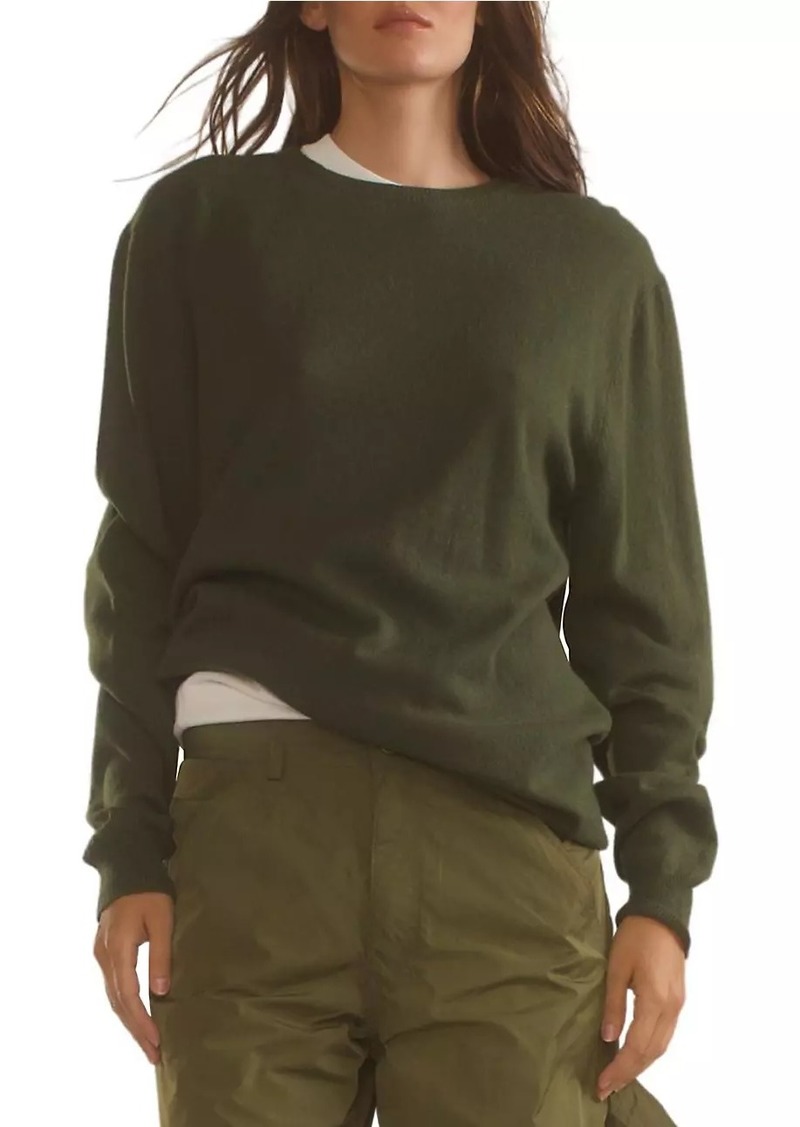 Cynthia Rowley Wool-Cashmere Crewneck Sweater