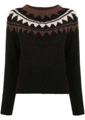 Cynthia Rowley Aspen intarsia knit jumper