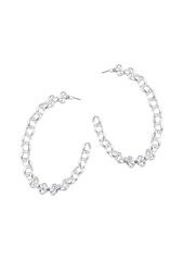 Dannijo Viola Chain-Link Hoop Earrings