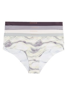 Danskin 5-Pack Dolphin Hem Hipster Panties in Brown/lilac/ivory/grey/print at Nordstrom Rack