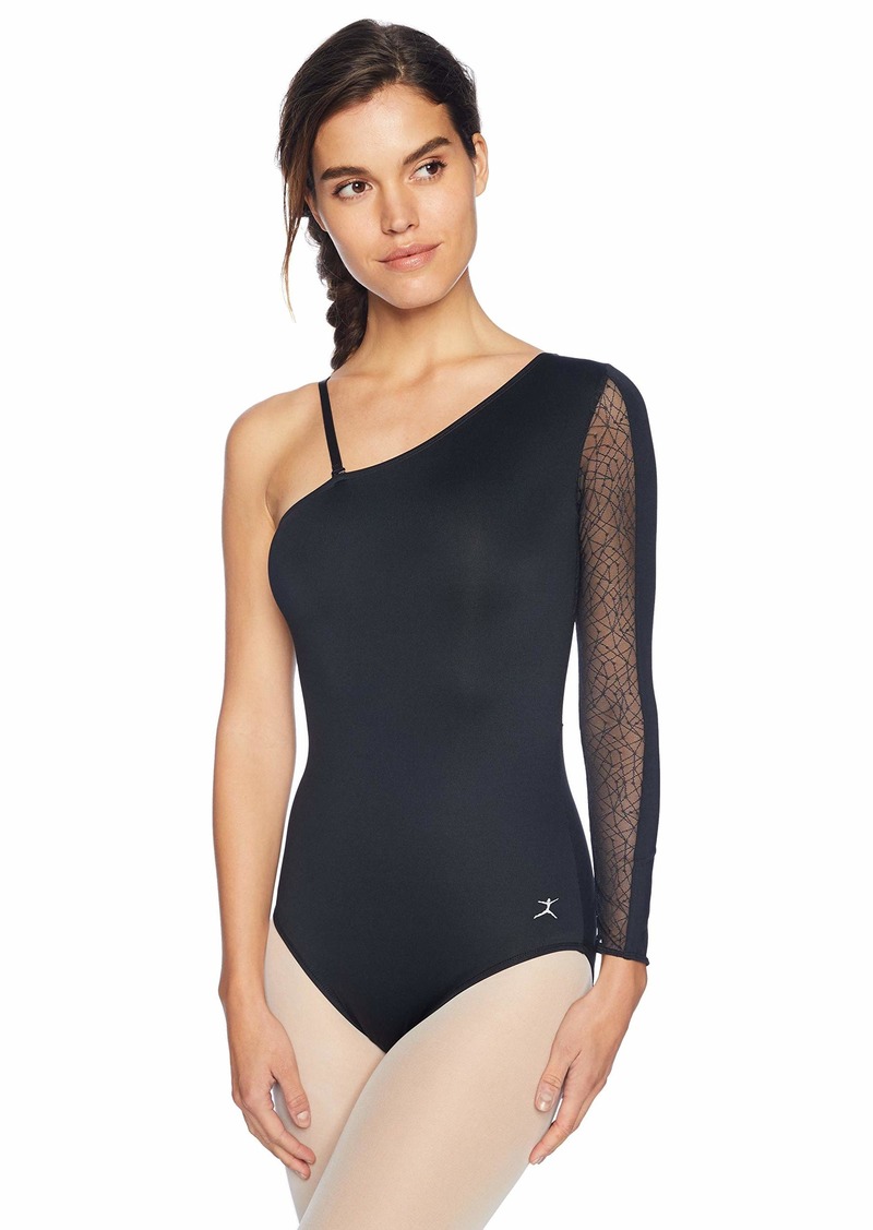 one shoulder leotard