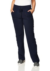 Danskin Women's Plus Size Straight Leg Drawcord Athletic Pants