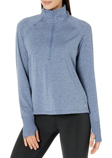 Danskin Women's Super Soft Quarter Zip Pullover Top