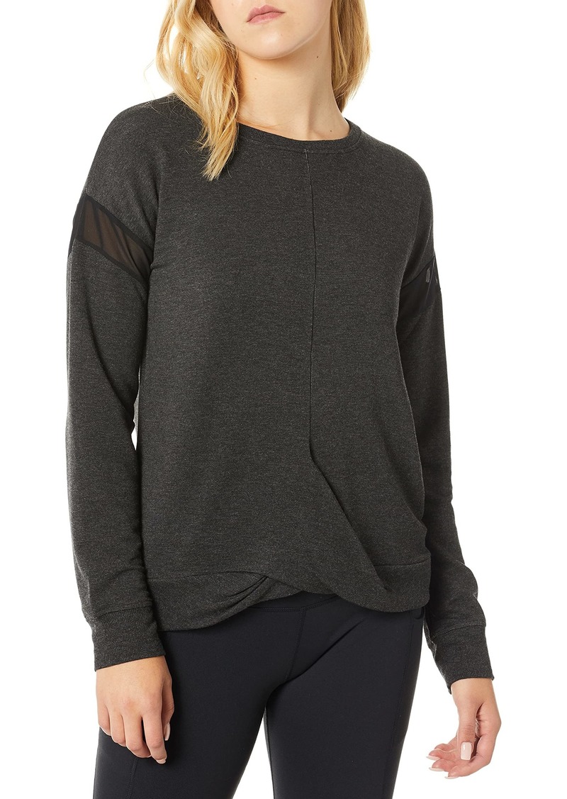 Danskin Women's Twist Front Pullover Sweatshirt