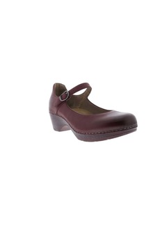 Dansko Women's Marla Comfort Shoes In Ruby Burnished Calf