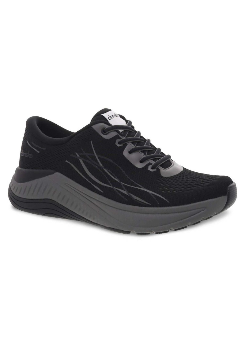Dansko Women's Pace Mesh Walking Shoes - Medium Width In Black/grey