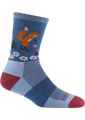 Darn Tough Critter Club Micro Crew Lightweight Socks, Men's, Medium, Blue