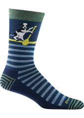 Darn Tough Men's Animal Haus Crew Lightweight Lifestyle Socks, Medium, Gray | Father's Day Gift Idea