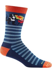 Darn Tough Men's Animal Haus Lightweight Crew Socks, Medium, Blue