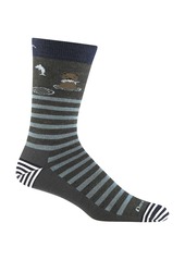 Darn Tough Men's Animal Haus Lightweight Crew Socks, Medium, Blue