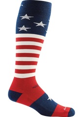 Darn Tough Men's Captain Stripe Over-The-Calf Midweight Socks, XL, Stars And Stripes