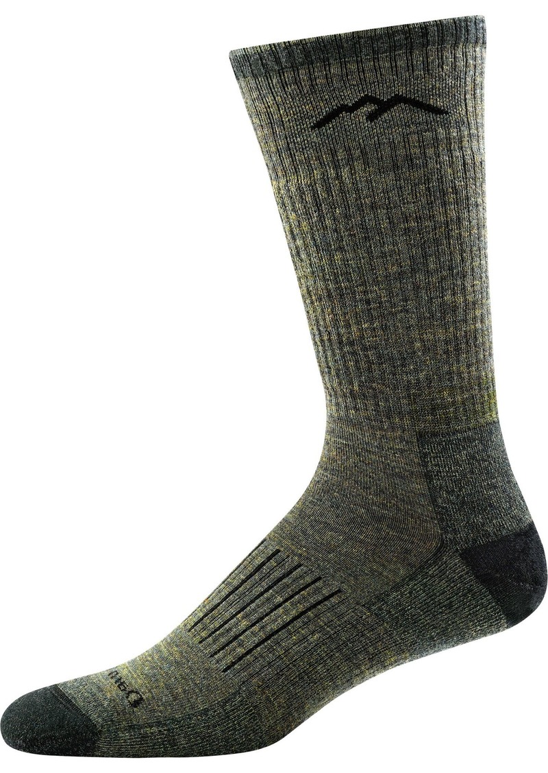 Darn Tough Men's Hunter Boot Cushion Crew Socks, Medium, Green | Father's Day Gift Idea