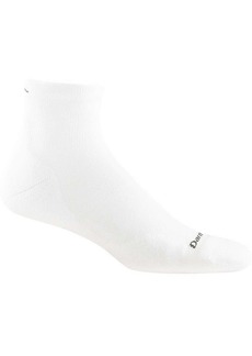Darn Tough Men's Run 1/4 Ultra-Lightweight Cushion Sock, Medium, White
