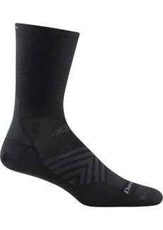 Darn Tough Men's Run Micro Crew Ultra-Lightweight Running Socks, Medium, Black | Father's Day Gift Idea