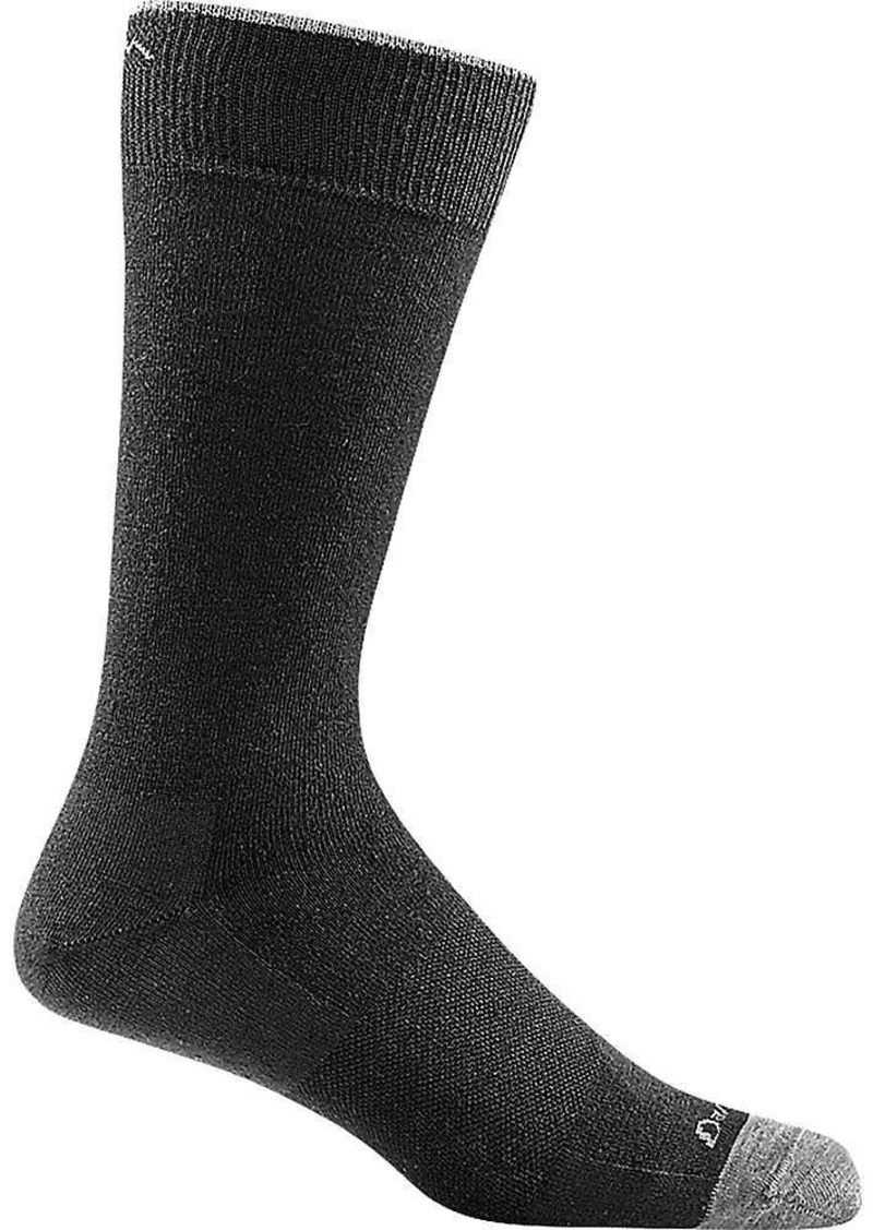 Darn Tough Men's Solid Crew Light Sock, Large, Black