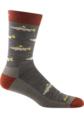 Darn Tough Men's Spey Fly Lightweight Crew Socks, Medium, Gray