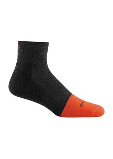 Darn Tough Men's Steely 1/4 Midweight Cushion Sock, Medium, Gray