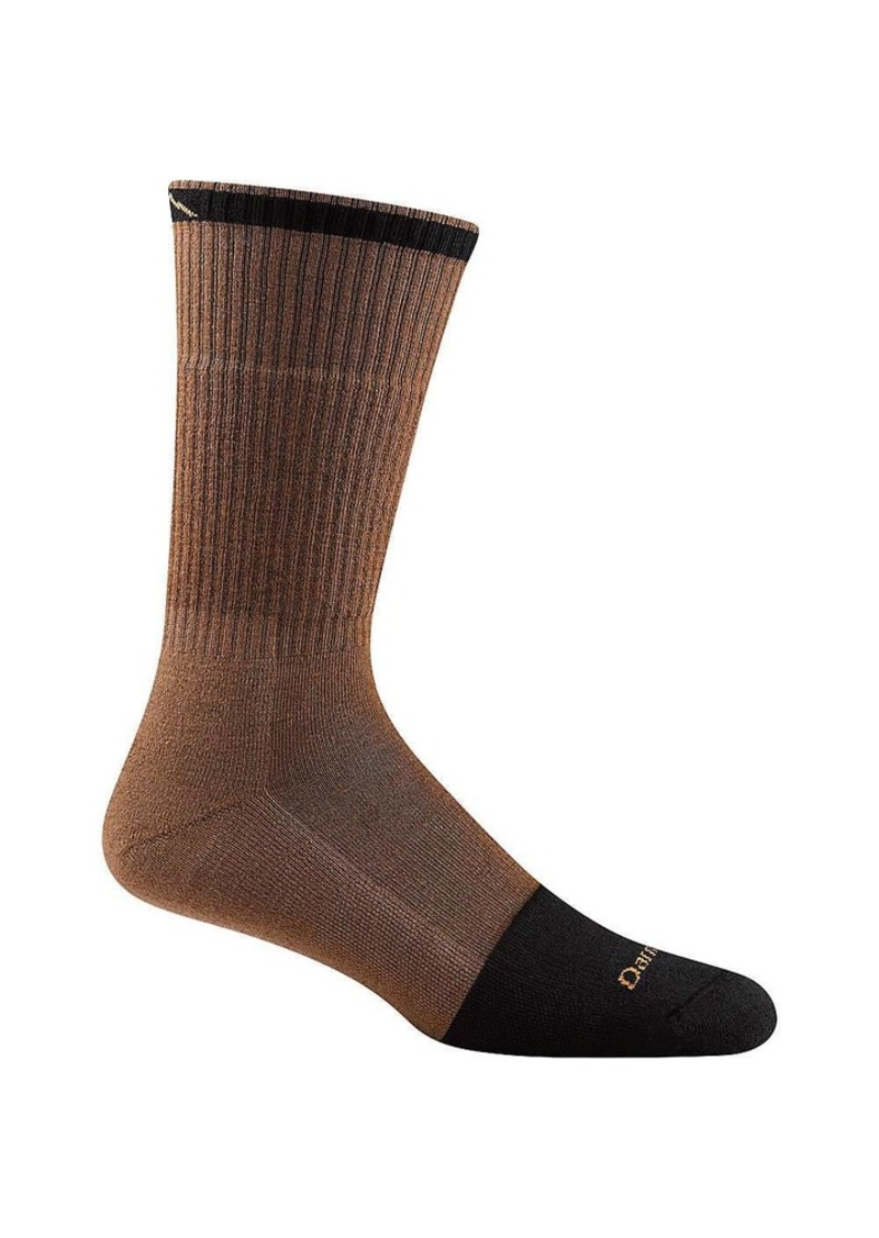 Darn Tough Men's Steely Cushion Boot Sock, Large, Brown