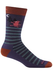 Darn Tough Men's Wild Life Crew Lightweight with Cushion Sock, Large, Blue