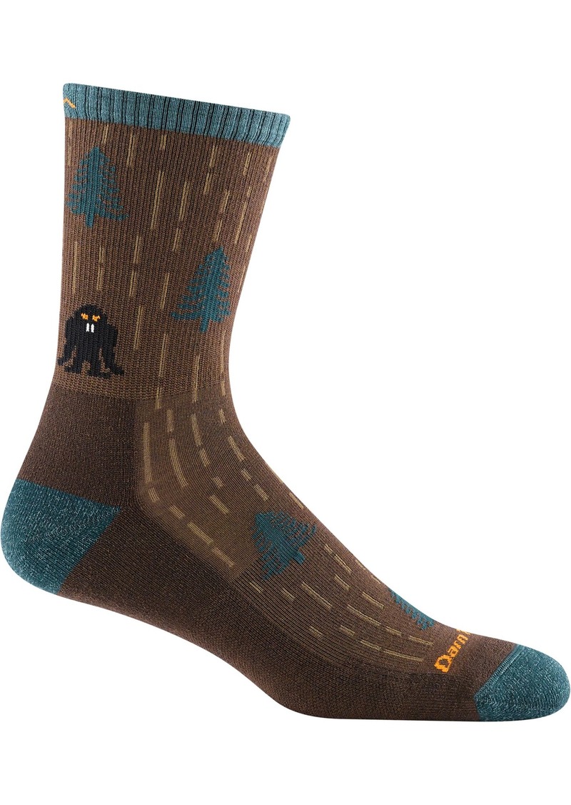 Darn Tough Men's Yarn Goblin Micro Crew Lightweight Hiking Socks, Medium, Brown | Father's Day Gift Idea
