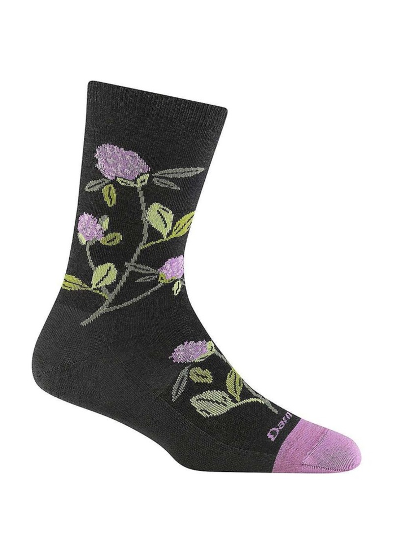 Darn Tough Women's Blossom Crew Lightweight Sock, Small, Gray