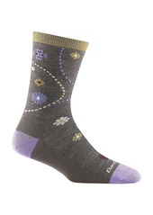 Darn Tough Women's Garden Light Crew Sock, Large, Pink