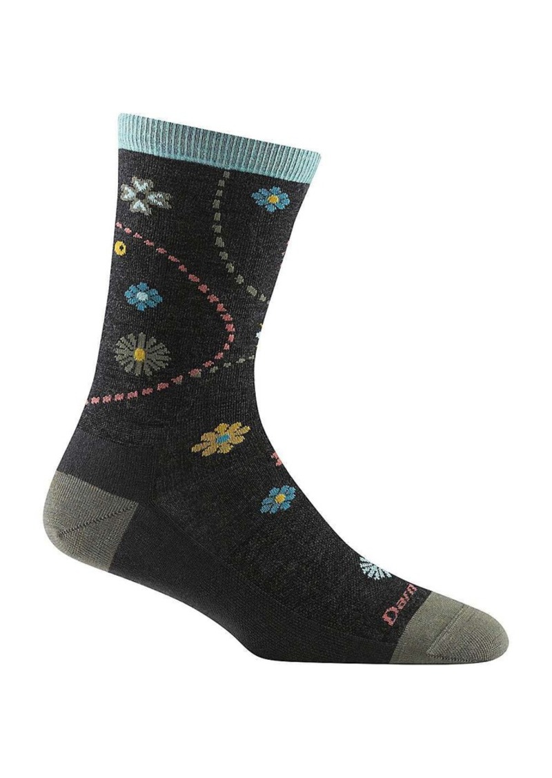 Darn Tough Women's Garden Light Crew Sock, Medium, Gray | Father's Day Gift Idea