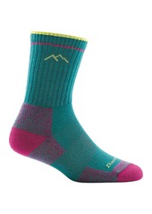 Darn Tough Women's Hiker Micro Crew Cushion Sock, Medium, Blue | Father's Day Gift Idea
