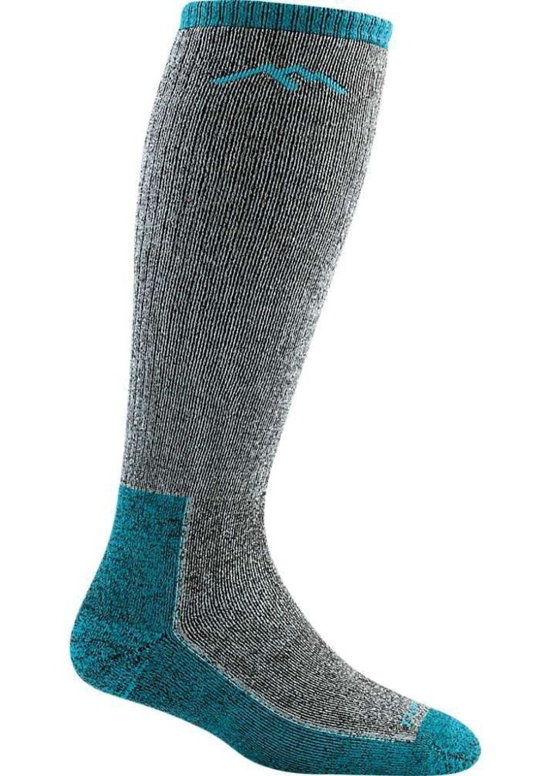 Darn Tough Women's Mountaineering Over-the-Calf Extra Cushion Sock, Medium, Blue | Father's Day Gift Idea