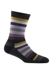 Darn Tough Women's Mystic Stripe Crew Lightweight Socks, Medium, Blue | Father's Day Gift Idea