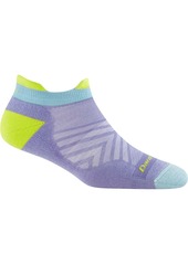 Darn Tough Women's Run No Show Tab Ultra-Lightweight Sock, Small, Blue | Father's Day Gift Idea
