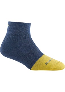 Darn Tough Women's Steely Quarter Midweight Work Socks, Small, Blue | Father's Day Gift Idea