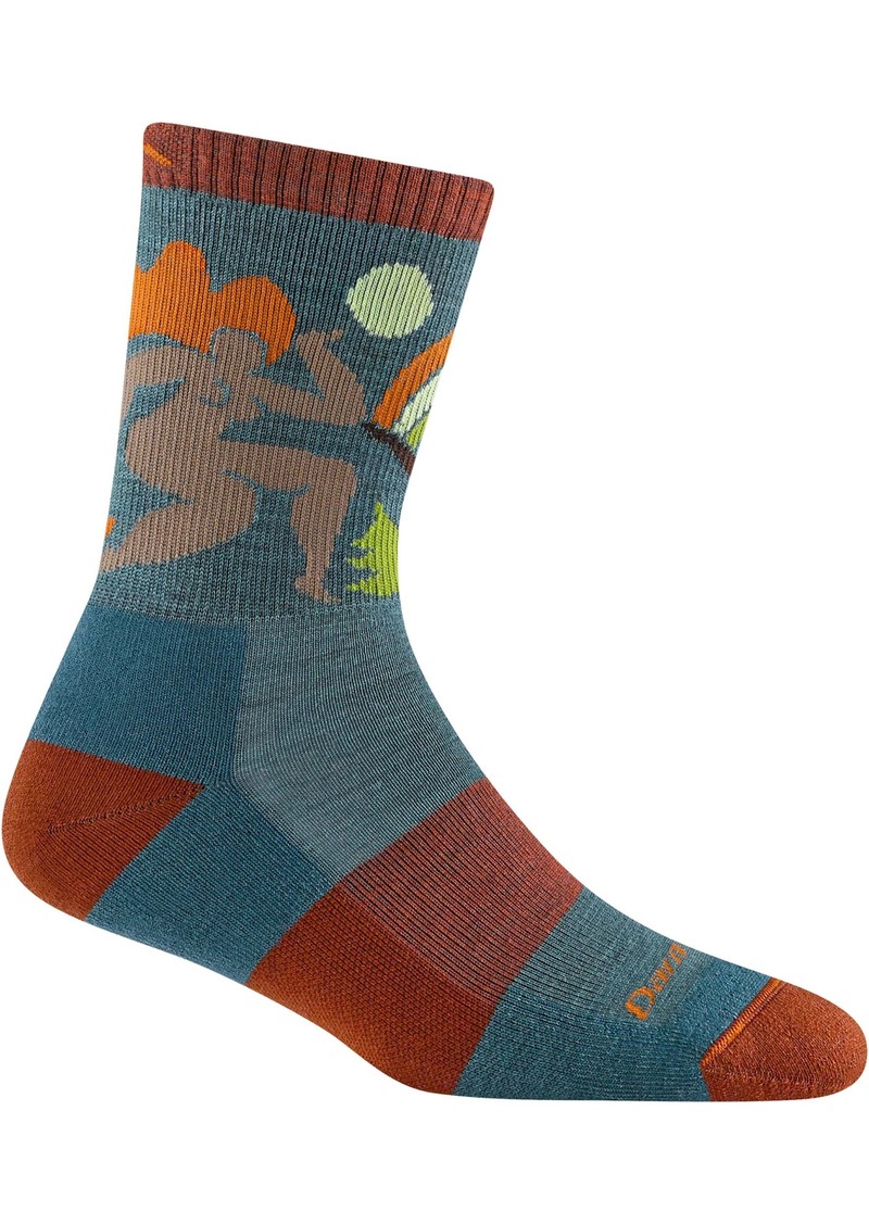 Darn Tough Women's Trailblazer Micro Crew Lightweight Hiking Socks, Medium, Blue | Father's Day Gift Idea