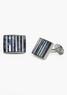 David Donahue Mother-of-Pearl & Sodalite Cuff Links