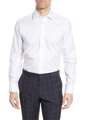 David Donahue Slim Fit Superfine Twill Dress Shirt