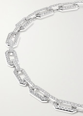David Yurman 18-karat White Gold Diamond Necklace
