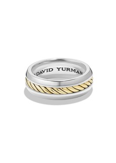 David Yurman 18K Gold & Sterling Silver Cable Band Ring