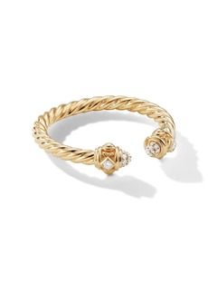 David Yurman 18kt yellow gold Renaissance diamond ring
