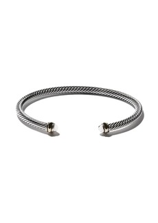 David Yurman 18kt yellow gold and sterling silver Cable Classics bracelet