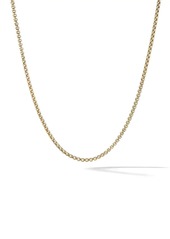 David Yurman 18kt yellow gold Box Chain necklace