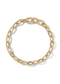 David Yurman 18kt yellow gold DY Madison chain bracelet