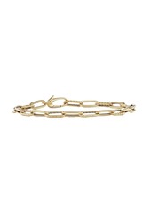 David Yurman 18kt yellow gold DY Madison chain bracelet