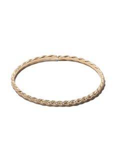 David Yurman 18kt yellow gold Pavéflex single row diamond bangle