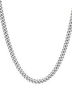 David Yurman 8mm diamond curb chain necklace