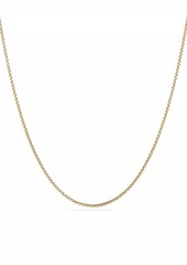 David Yurman Box Chain Necklace in 18K Yellow Gold, 1.7mm