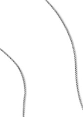 David Yurman Box Chain Necklace in 18K White Gold, 1.7mm