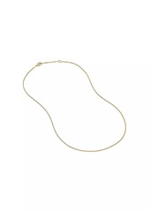 David Yurman Box Chain Necklace in 18K Yellow Gold, 1mm